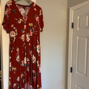 Torrid size 1 Flowy Button Dress